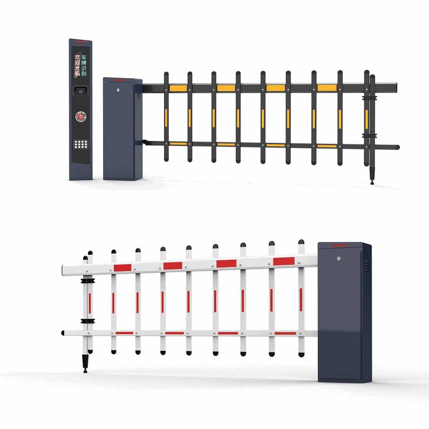 High-Visibility LED Strip Automatic Boom Barrier (Low Voltage)