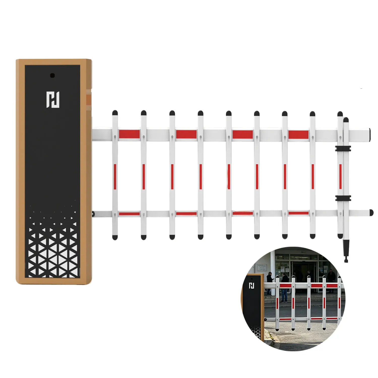High-Traffic Industrial Toll Management Barrier Gate